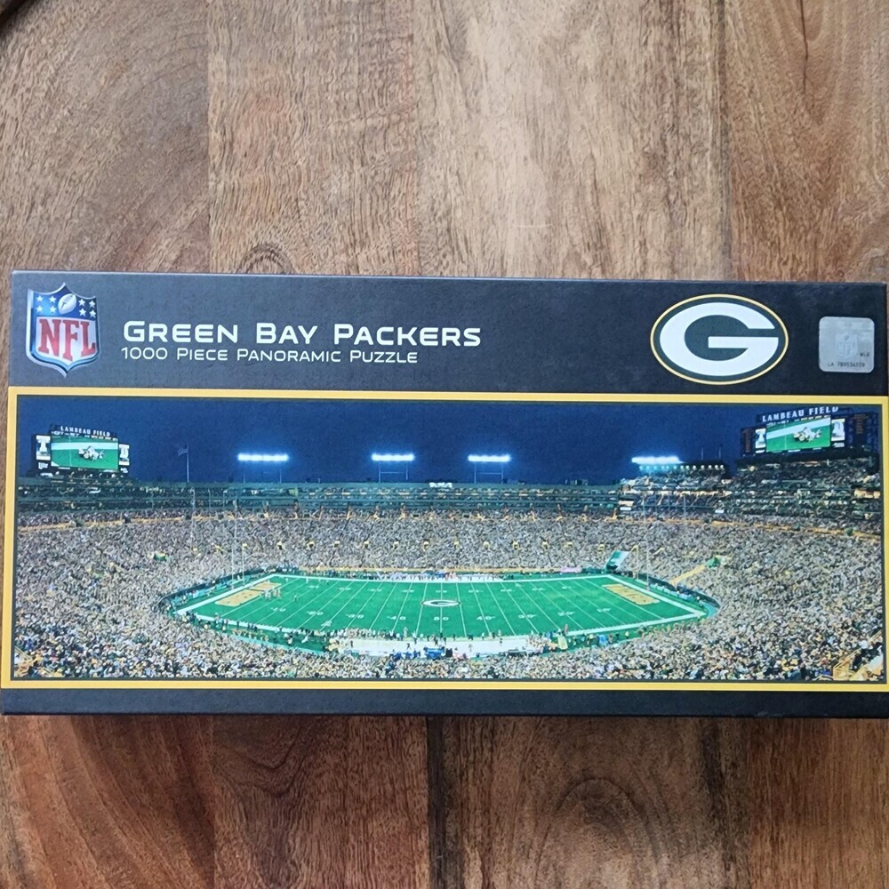 MasterPieces Green Bay Packers 1000 Piece Panoramic Jigsaw Puzzle Multi-Color